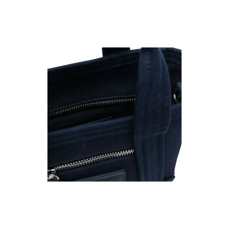 KENZO 100% Cotton Tote Bag, Shopping Bag, Shoulder Bag, Crossbody Bag, Handbag Mini Women's Marine Blue-2