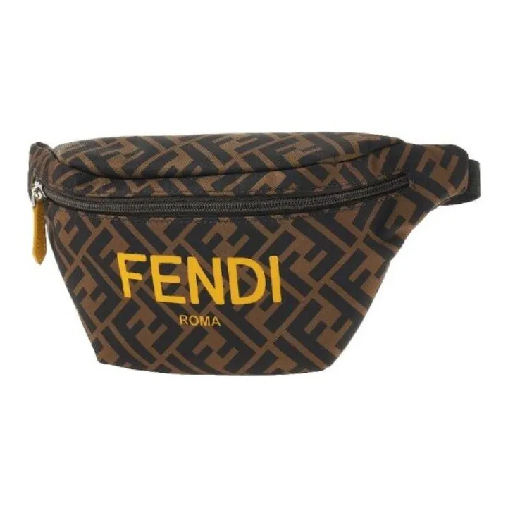 FENDI ROMA Nylon Crossbody Fanny Pack Kids' Multicolor-1