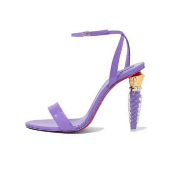 CL One Strap Sandals 10cm Women's Purple