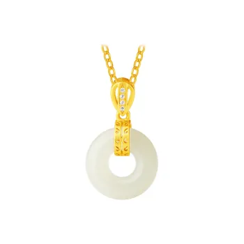 LAOMIAO Pendants Green Jade Women's