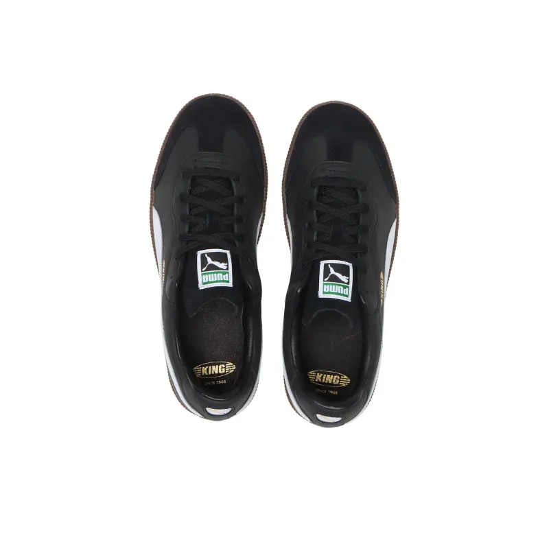 PUMA King IC/IN Indoor Slip Resistant Soccer Shoes Unisex Black-3