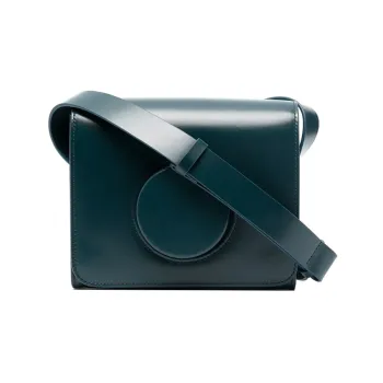 Lemaire Cow Leather Camera Bags Crossbody Bag Shoulder Bag Unisex Midnight Blue