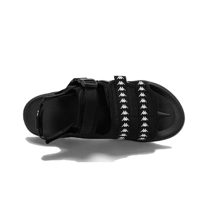 Kappa Slide Slippers Men's Black White-3