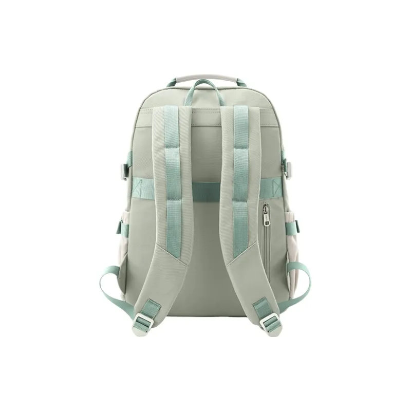SOSITE Nylon Backpack Medium Size Unisex Light Green, Khaki, Candy Blue-11