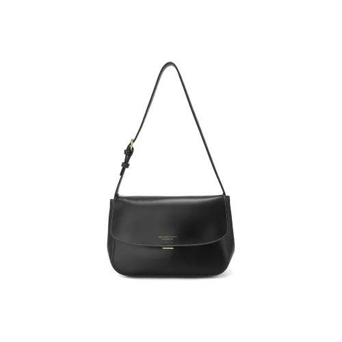 MEXICAN Polyurethane Handbag Shoulder Bag Crossbody Bag Regular Women's Extreme Night Black/Lava Brown/Malt Brown