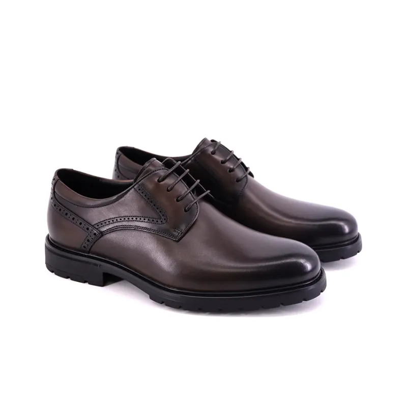 TRANOI Dress Shoes Men's Dark Brown-4