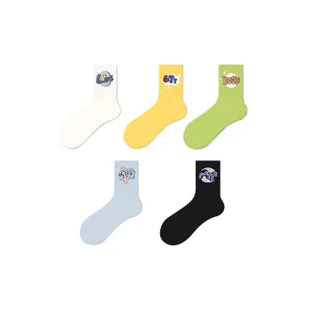Senami Mid-Calf Socks Unisex 5 Pack