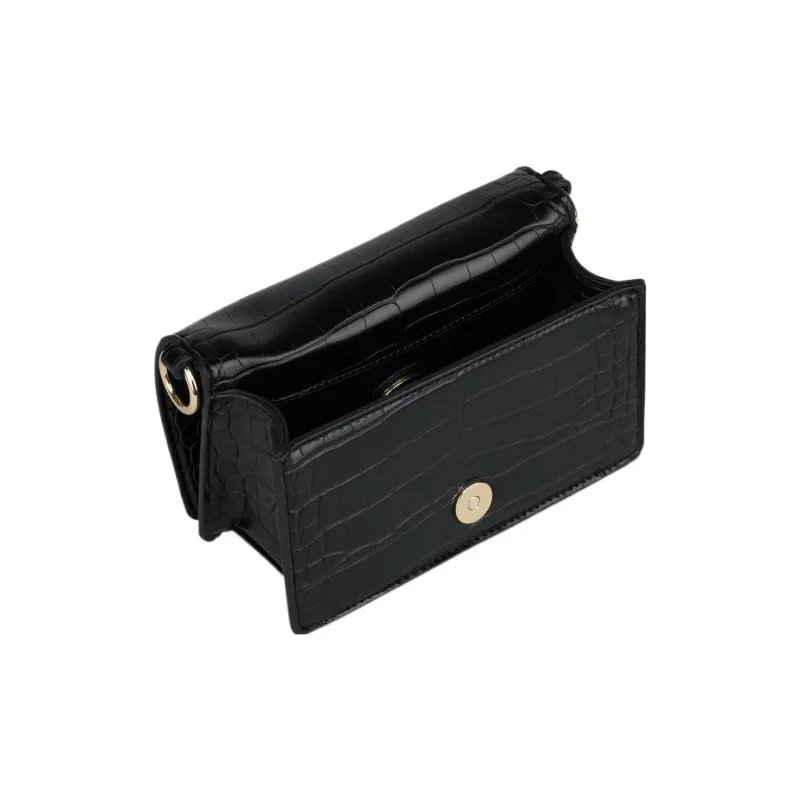 LOVE MOSCHINO Polyurethane One Shoulder Handbag Women's Black-1