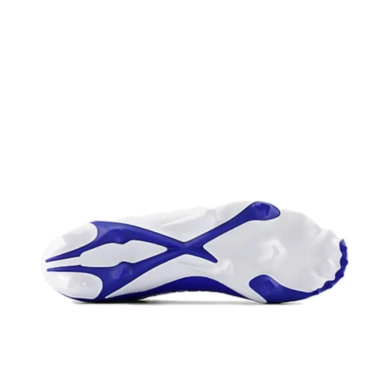 New Balance NB BurnX4 Cushioning, Wear Resistant Soccer Shoes Men's White Blue-4