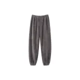 Medium Gray (Coral Fleece) Pajama Pants