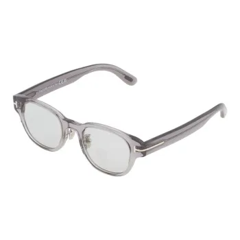 TOM FORD Acetate Oval Sunglasses Unisex Gray