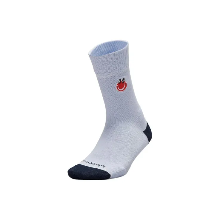 Lululemon TerryToe™ Daily Stride Mid-Calf Socks Women's 1 Pack Linen Blue/Marine Blue-0