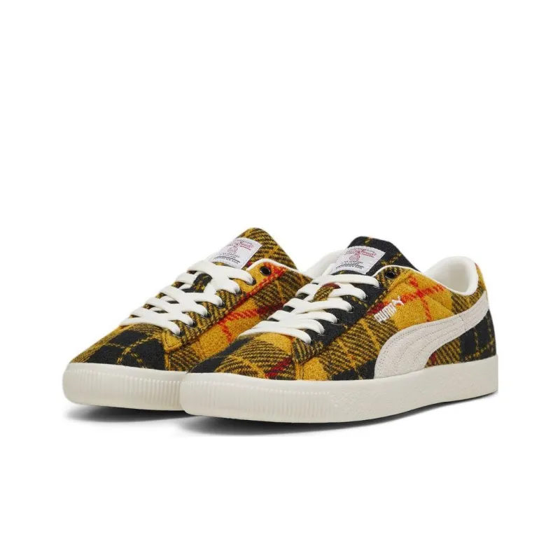 Puma Harris Tweed X Suede Vintage 'Tartan - Yellow'-2