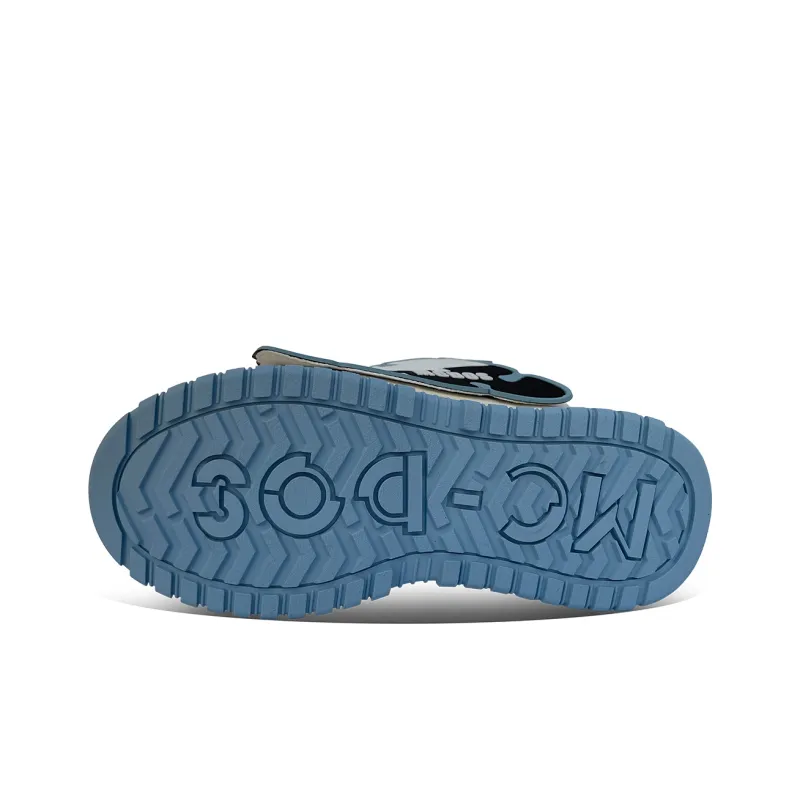 MC DOS Puffy Shoes Anti Slip Wear Resistant Low Top Skateboard Shoes Unisex Azure-4