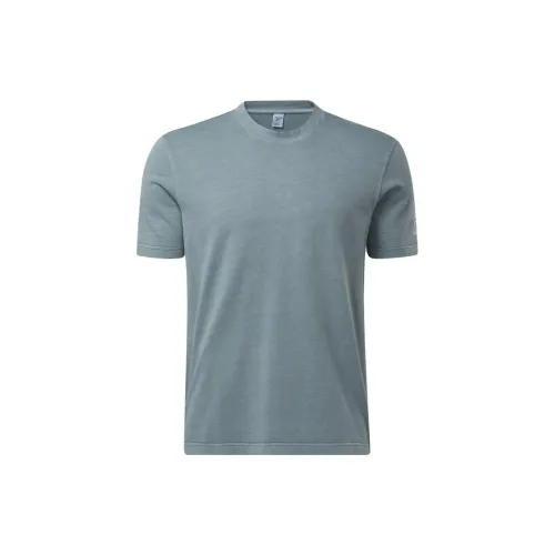 Reebok T-Shirts Unisex Gray Blue