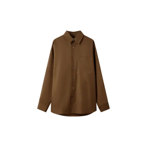 Lemaire Shirts Women's Dark Coffee