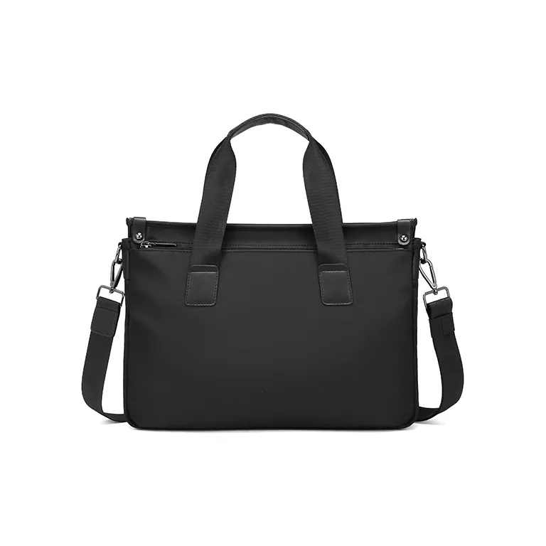 MashaLanti Nylon Fabric Briefcases Large Size Men's Black-3