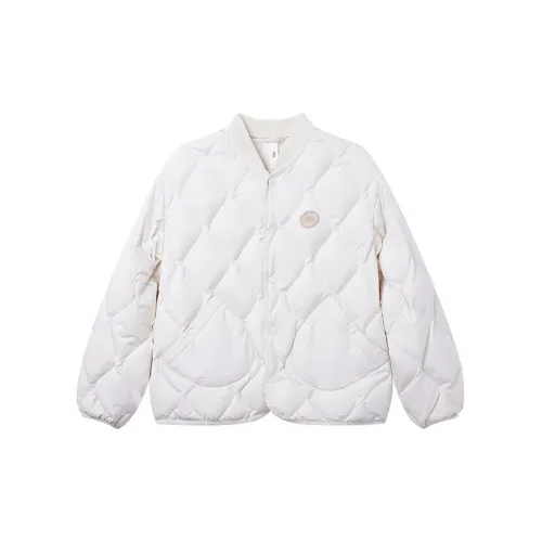 QIAODAN Down Jackets Women's Cream White