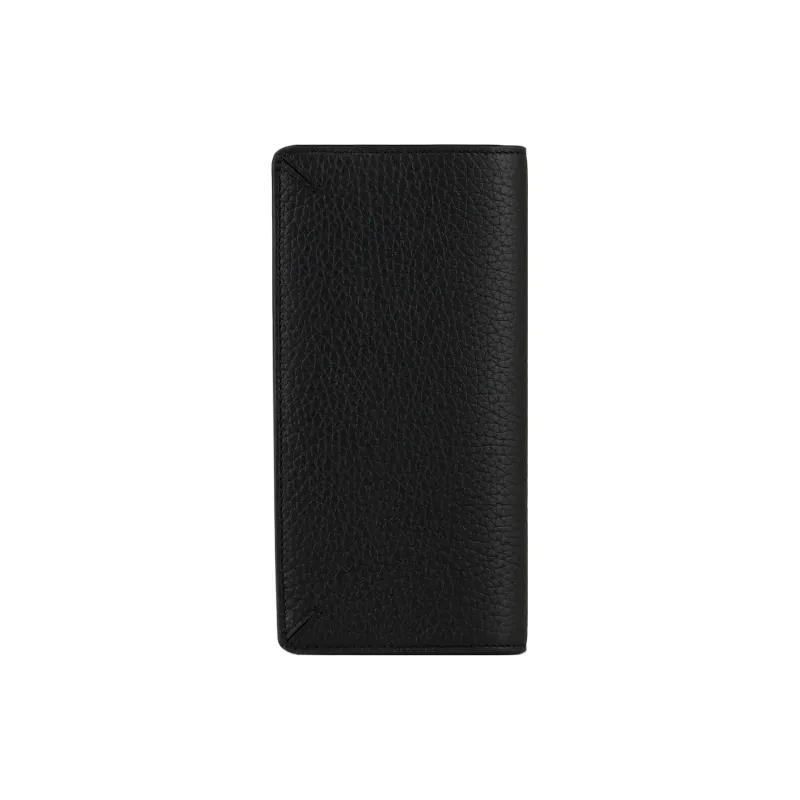 GIORGIO ARMANI Embossed Leather Wallet Men's Black-1