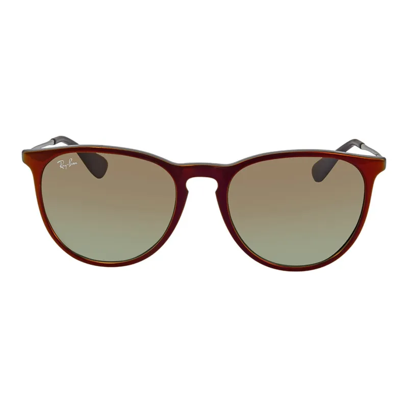 RayBan Nylon Oval Sunglasses Women's Brown-1