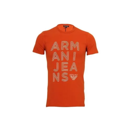 ARMANI JEANS T-Shirts Men Red