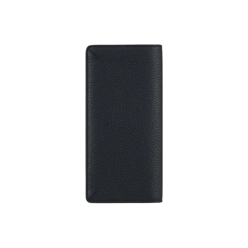 GIORGIO ARMANI Embossed Leather Wallet Men's Blue-1