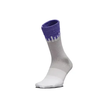 Lululemon TerryToe™ Daily Stride Mid-Calf Socks Men's 1 Pack Dark Lavender/Sea Salt