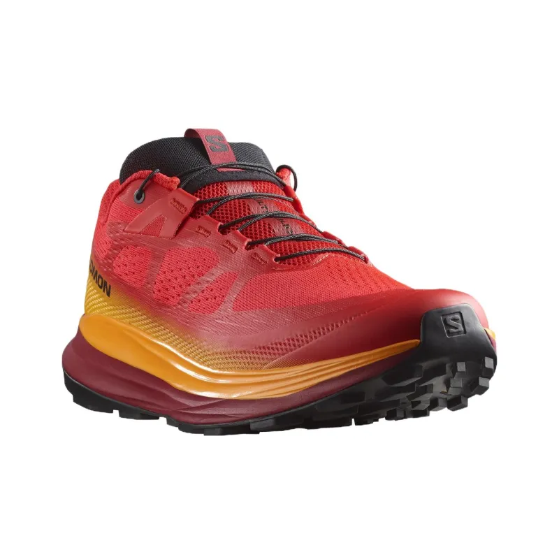SALOMON Ultra Glide 2 Cushioning Low Top Running Shoes Men's Red Orange-2