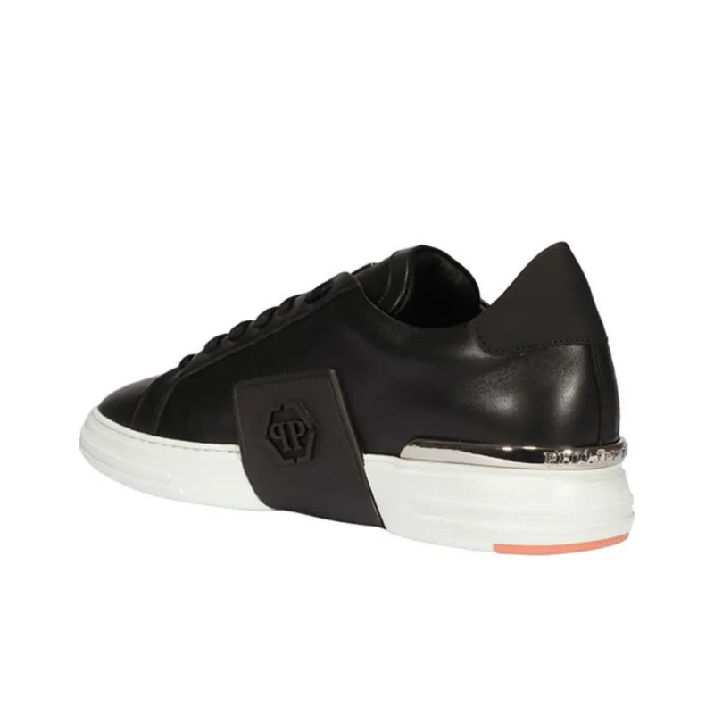 PHILIPP PLEIN Low Top Skateboard Shoes Men's Black-2