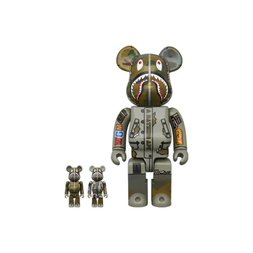 BE@RBRICK Bape R X Alpha Camo Shark 2023