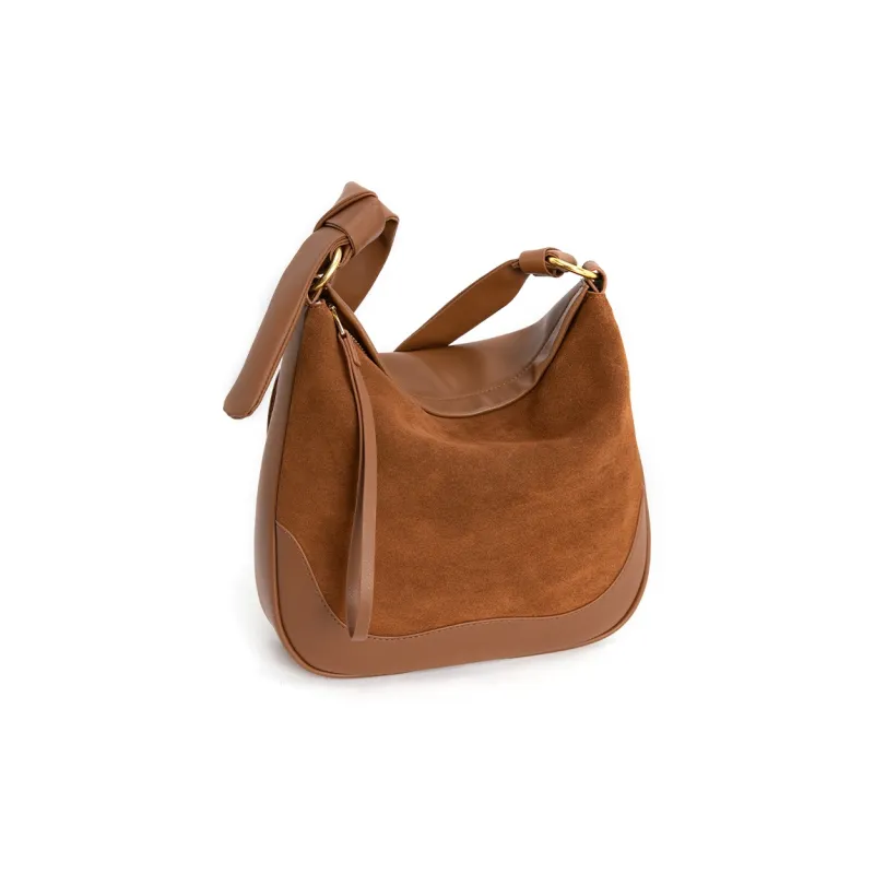 VENOF Matte Genuine Cow Leather Women's Commute Shoulder Bag Women's Multicolor-8