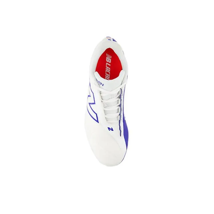 New Balance NB BurnX4 Cushioning, Wear Resistant Soccer Shoes Men's White Blue-3