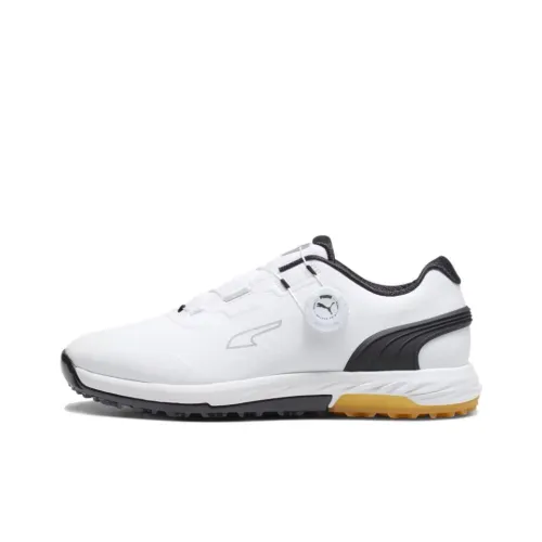 PUMA Alphacat Nitro Golf Shoes Men Low-Top White/Black