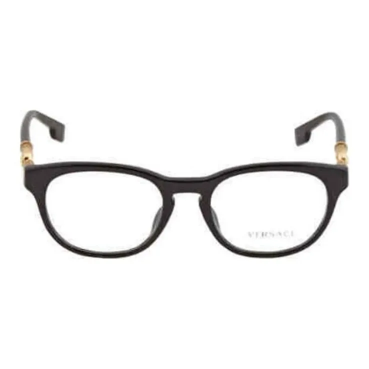VERSACE Plastic Irregular Shape Eyeglass Frames Women's Black-1