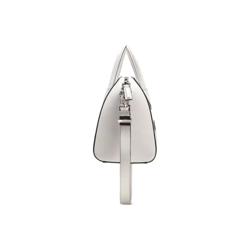 GIVENCHY Antigona Cow Leather Shoulder Bag Crossbody Bag Handbag Women's White-3