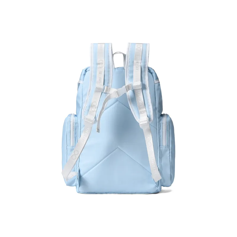 8atheist Polyester Backpack Regular Unisex Light Blue White-2