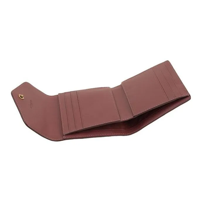 COACH Wyn Leather Wallet Women's Watermelon Red-4