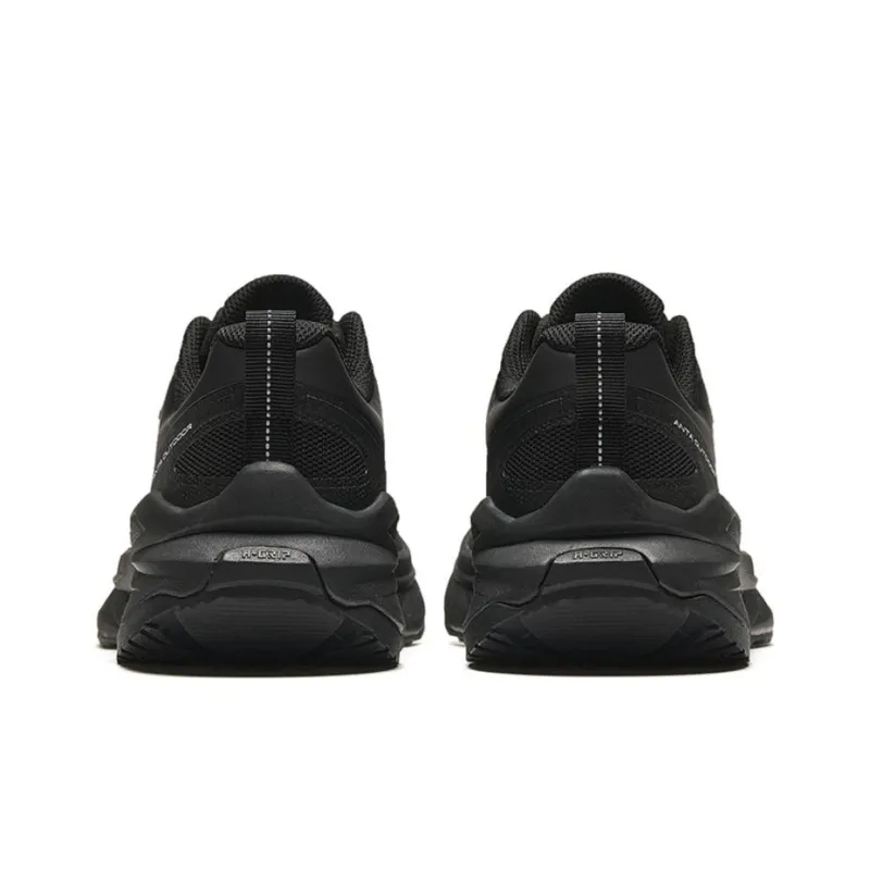 Anta Breathable, Supportive, And Lightweight Low Top Running Shoes Men's Black-2