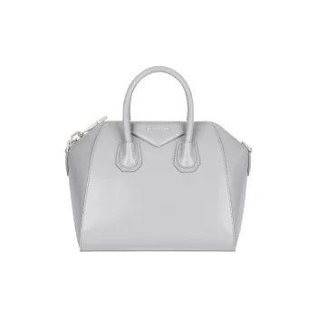 Givenchy Antigona Cow Leather Shoulder Bag, Crossbody Bag, Handbag Mini Women's Gray