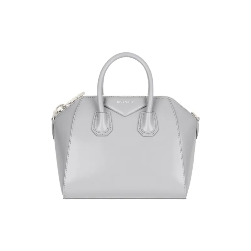 Givenchy Antigona Cow Leather Shoulder Bag, Crossbody Bag, Handbag Mini Women's Gray-0