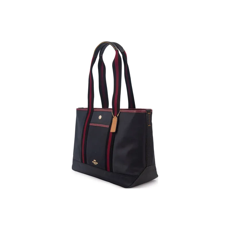 COACH Nylon Fabric Tote Bag, Shopping Bag, Luggage Bag, Handbag, Shoulder Bag Unisex Black-3
