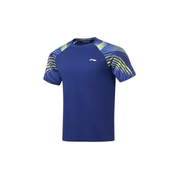 LiNing Table Tennis Series Raglan Sleeve T-Shirt Unisex Dark Royal Blue