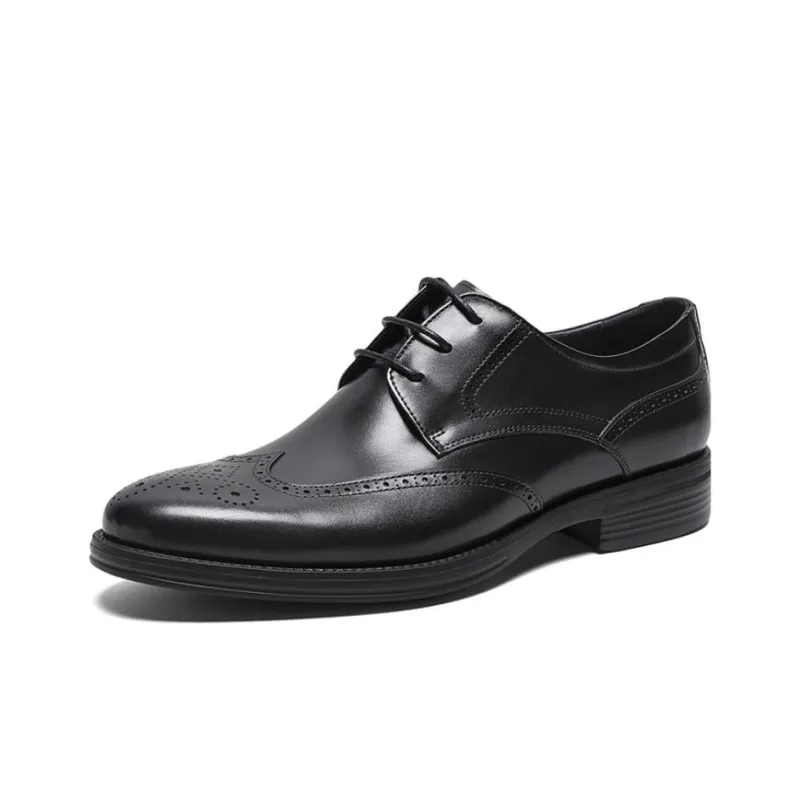 TATA Dress Shoes Men Low Top Solid Color-1
