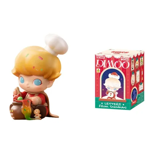 POP MART DIMOO Snowman's Letter 2023 Christmas Theme Blind Box Products Single Mystery Box/Full Box 6 Pcs