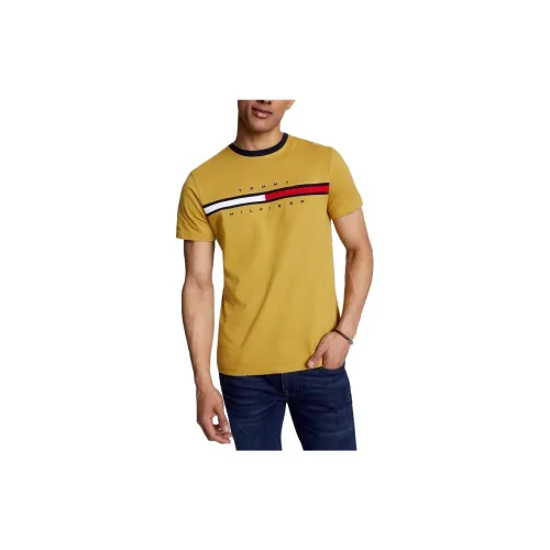 Tommy Hilfiger T-Shirts Men Deep Yellow