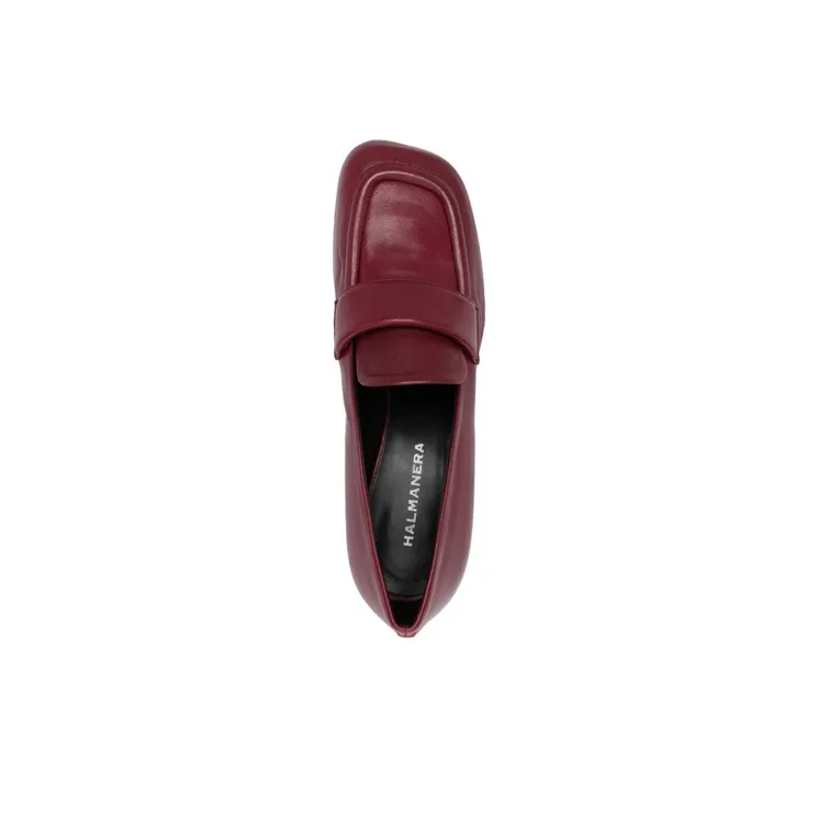 HALMANERA Dani 55mm Leather Loafers-6
