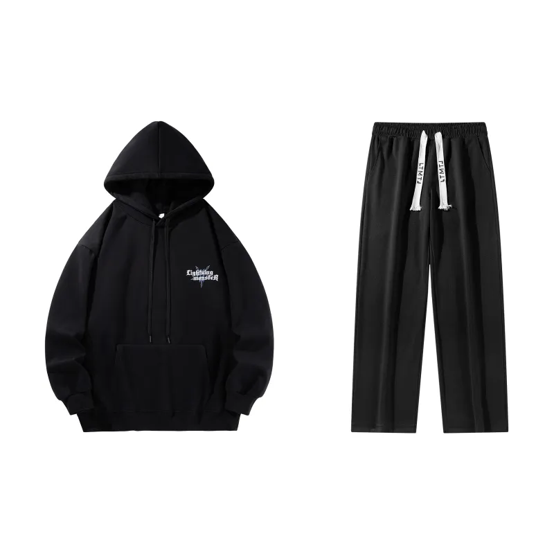 LIGHTNING MONSTER Sweatshirt Set Unisex-10