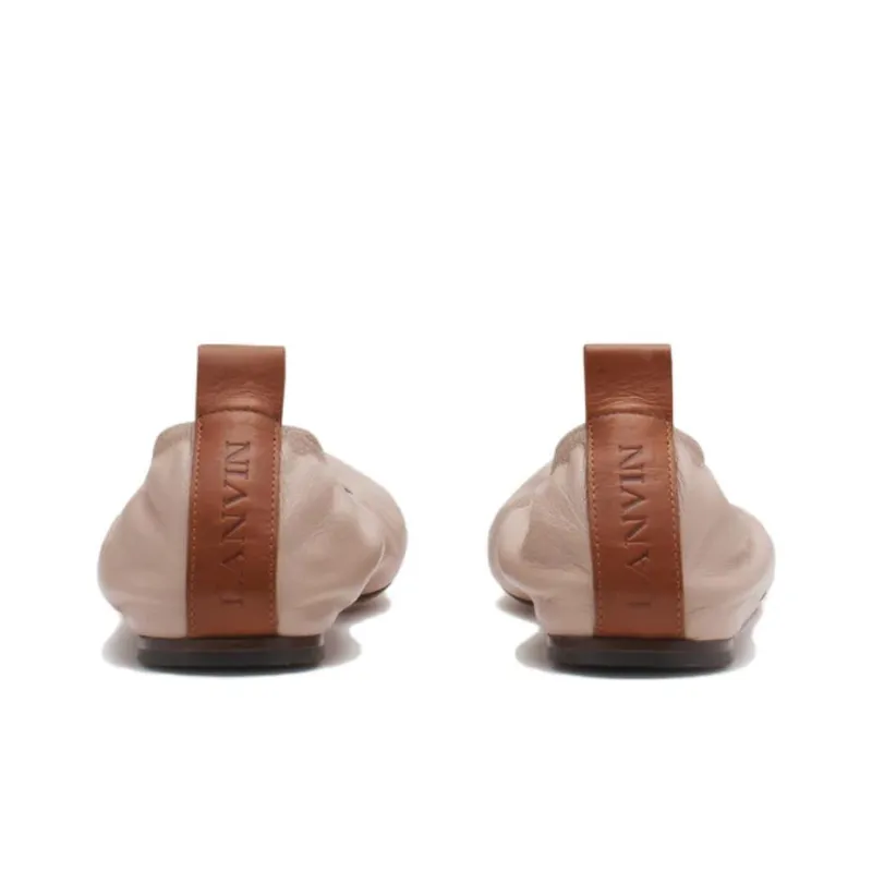Lanvin Leather Ballerina Shoes-3