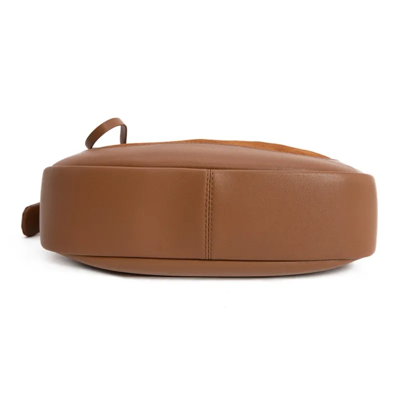 VENOF Matte Genuine Cow Leather Women's Commute Shoulder Bag Women's Multicolor-12