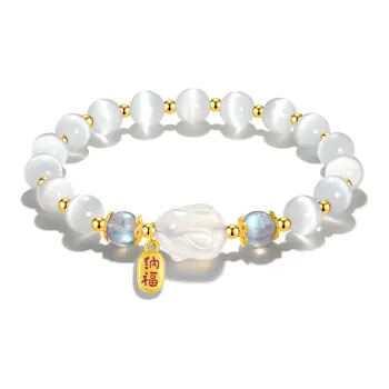 Teddy Bear Collection Jade Bracelets Women's